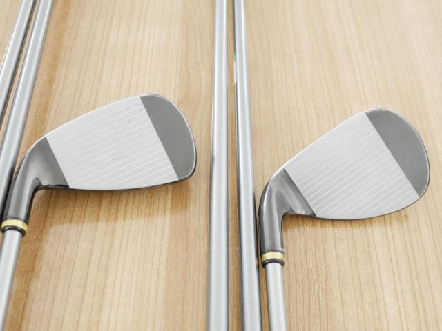 Iron set : PRGR : ชุดเหล็กกระเทย PRGR Super Egg Iron (ปี 2018 ตัวท๊อปสุด หน้าเด้งเกินกฏ ใช้แข่งไม่ได้ ตีไกลมากๆ) มีเหล็ก 6-Pw,Aw,As,Sw (8 ชิ้น) ก้านกราไฟต์ Flex R (M-37)