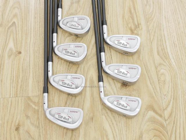 Iron set : Ping : ชุดเหล็ก Ping Anser Forged มีเหล็ก 4-Pw (7 ชิ้น) ก้านกราไฟต์ Flex R