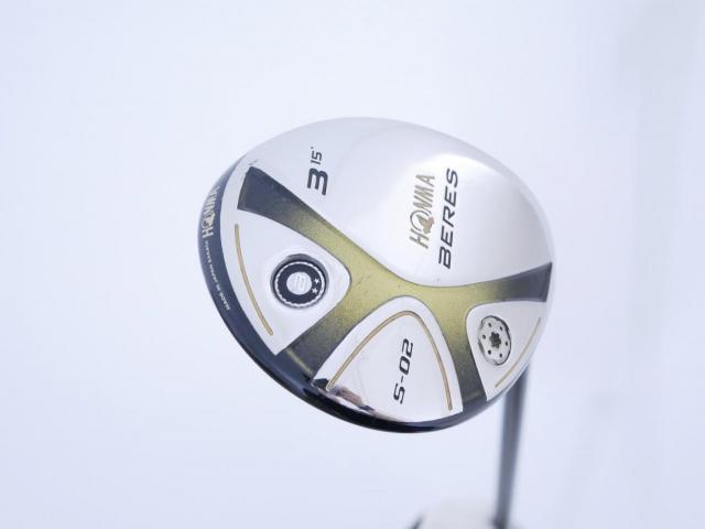 Fairway Wood : Honma : หัวไม้ 3 Honma Beres S-02 Loft 15 ก้าน ARMRQ 6 (54) Flex S (2 ดาว)