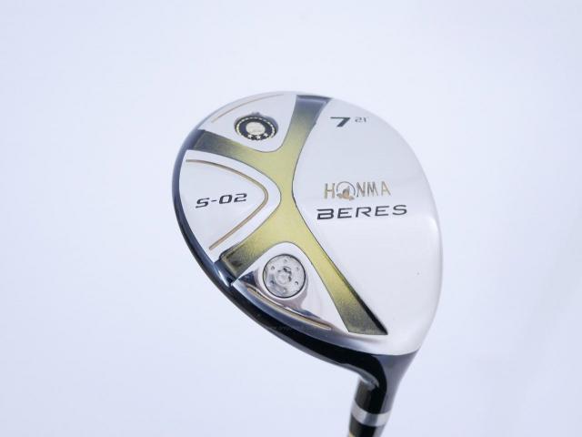 Fairway Wood : Honma : **ก้าน 3 ดาว** หัวไม้ 7 Honma Beres S-02 Loft 21 ก้าน ARMRQ 6 (49) Flex SR (3 ดาว)