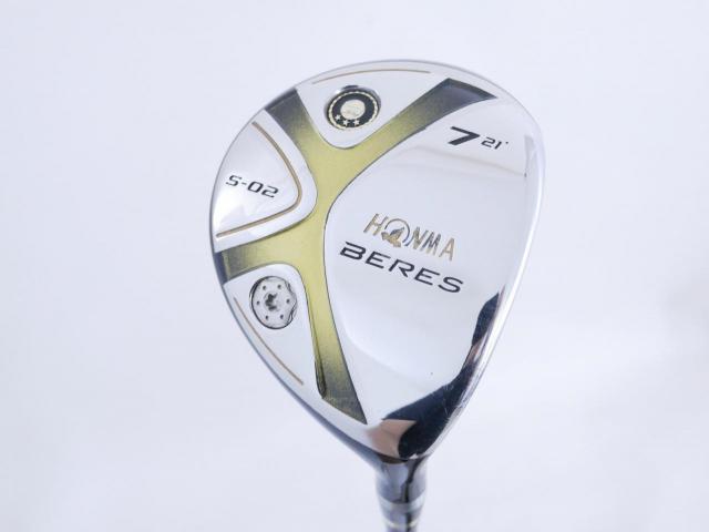 Fairway Wood : Honma : **ก้าน 3 ดาว** หัวไม้ 7 Honma Beres S-02 Loft 21 ก้าน ARMRQ 6 (49) Flex SR (3 ดาว)