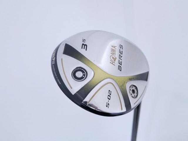 Fairway Wood : Honma : หัวไม้ 3 Honma Beres S-02 Loft 15 ก้าน ARMRQ 6 (49) Flex S (2 ดาว)
