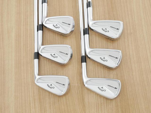 Iron set : Callaway : ชุดเหล็ก Callaway X Forged (รุ่นล่าสุด ปี 2024 นุ่ม แน่น หล่อมาก) มีเหล็ก 5-Pw (6 ชิ้น) ก้านเหล็ก NS Pro Modus 105 Flex S