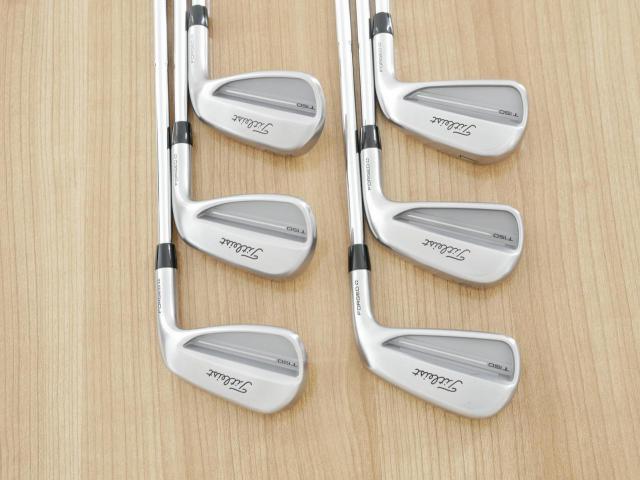 Iron set : Titleist : ชุดเหล็ก Titleist T150 Forged (รุ่นล่าสุด ออกปี 2025 นุ่ม แน่น คม) มีเหล็ก 5-Pw (6 ชิ้น) ก้านเหล็ก True Temper AMT Silver Flex S