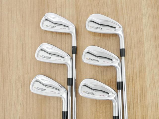 Iron set : Epon : ชุดเหล็ก EPON AF-707 Forged (รุ่นล่าสุด ปี 2024 ใบใหญ่ ตีง่าย ไกล) มีเหล็ก 5-Pw (6 ชิ้น) ก้านเหล็ก NS Pro 750 NEO Flex R