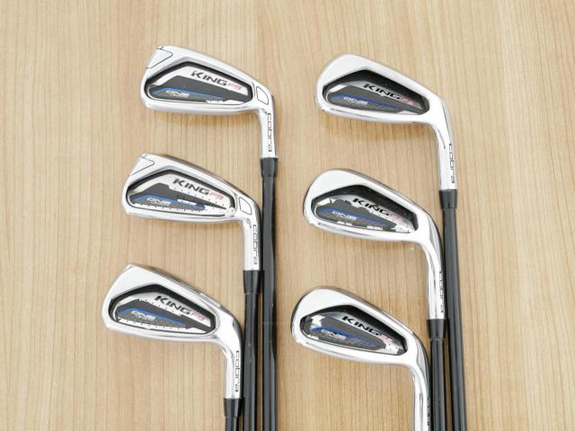 Iron set : Other Brand : ชุดเหล็ก Cobra King F9 มีเหล็ก 6-Pw,Aw (6 ชิ้น) ก้านกราไฟต์ Fujikura ATMOS 6 Flex R