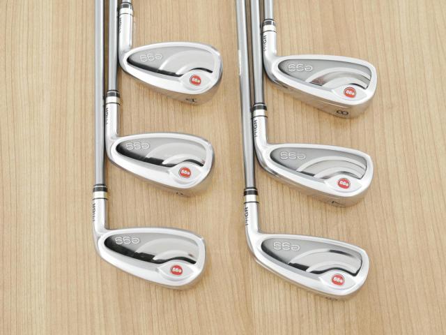 Iron set : PRGR : ชุดเหล็กกระเทย PRGR NEW Egg (ปี 2020 ตีง่ายและไกลมากๆ เด้งสุดๆ COR 0.82) มีเหล็ก 6-Pw,Aw (6 ชิ้น) ก้านกราไฟต์ M-37 Flex R