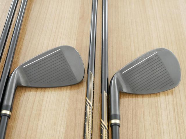 Iron set : Honma : ชุดเหล็ก Honma Beres 09 Forged Black (รุ่นล่าสุด ออกปี 2024 สวยมากๆ) มีเหล็ก 6-11 (6 ชิ้น เทียบเท่า 6-Pw) ก้าน ARMRQ FX Flex R