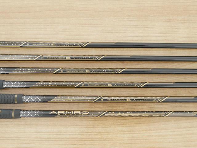 Iron set : Honma : ชุดเหล็ก Honma Beres 09 Forged Black (รุ่นล่าสุด ออกปี 2024 สวยมากๆ) มีเหล็ก 6-11 (6 ชิ้น เทียบเท่า 6-Pw) ก้าน ARMRQ FX Flex R