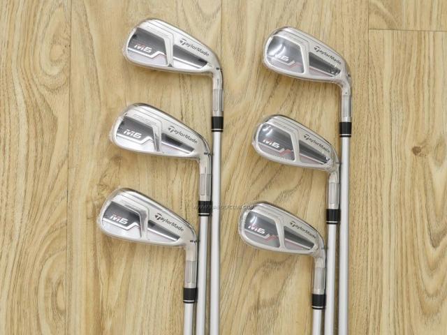 Iron set : Taylormade : **ของใหม่ ยังไม่แกะพลาสติก** ชุดเหล็ก Taylormade M6 (ออกปี 2019 Japan Spec) มีเหล็ก 5-Pw (6 ชิ้น) ก้านกราไฟต์ Mitsubishi FUBUKI TM6 Flex R