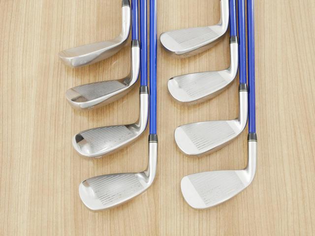 Iron set : Kasco : ชุดเหล็ก Kasco LEIOS EX (ใบใหญ่ ตีง่าย) มีเหล็ก 5-Pw,Aw,Sw (8 ชิ้น) ก้านกราไฟต์ Flex R