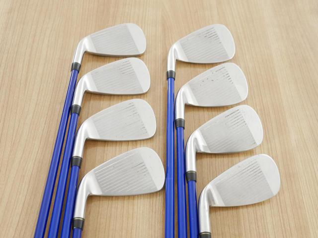 Iron set : Kasco : ชุดเหล็ก Kasco LEIOS EX (ใบใหญ่ ตีง่าย) มีเหล็ก 5-Pw,Aw,Sw (8 ชิ้น) ก้านกราไฟต์ Flex R