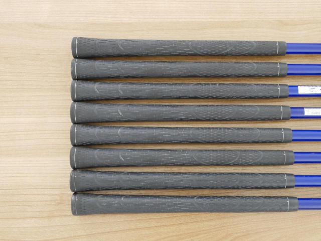 Iron set : Kasco : ชุดเหล็ก Kasco LEIOS EX (ใบใหญ่ ตีง่าย) มีเหล็ก 5-Pw,Aw,Sw (8 ชิ้น) ก้านกราไฟต์ Flex R