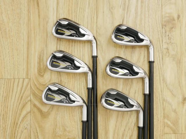 Iron set : Callaway : ชุดเหล็ก Callaway Warbird มีเหล็ก 5-Pw (6 ชิ้น) ก้านกราไฟต์ Flex R