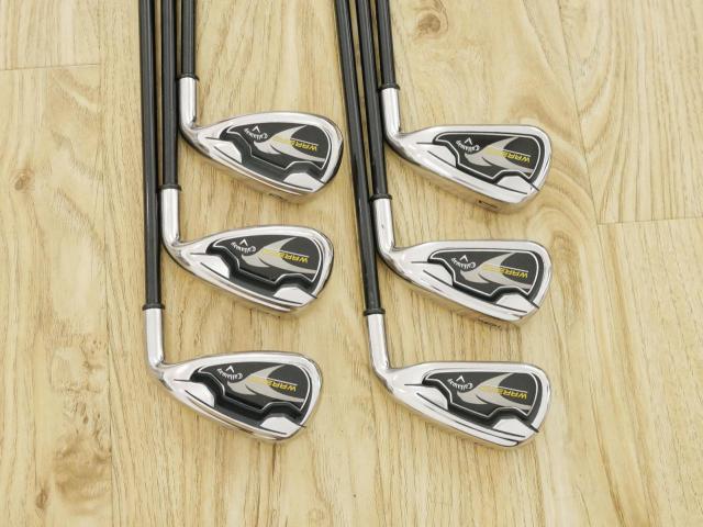 Iron set : Callaway : ชุดเหล็ก Callaway Warbird มีเหล็ก 5-Pw (6 ชิ้น) ก้านกราไฟต์ Flex R