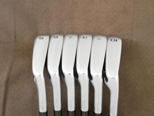 Iron set : Honma : **ก้าน 3 ดาว** ชุดเหล็ก Honma Tour World TW727P (Forged) มีเหล็ก 5-10 (6 ชิ้น) ก้านกราไฟต์ ARMRQ 8 (54) Flex R (3 ดาว)