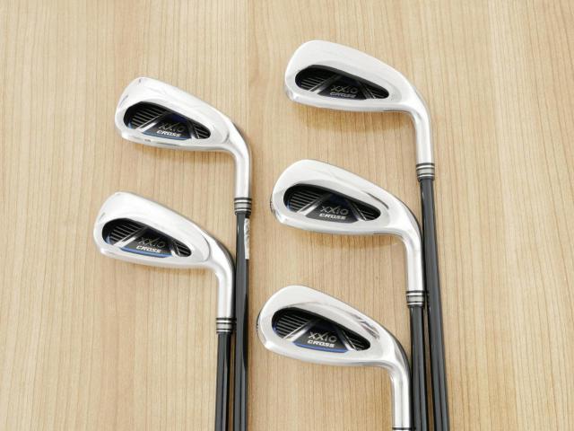 Iron set : XXIO : ชุดเหล็ก XXIO Cross (ออกปี 2019 ตีไกลที่สุดของที่สุดจาก XXIO หน้าเด้งสุดๆ) มีเหล็ก 7-Pw,Aw (5 ชิ้น ตีไกลกว่าปกติ 2 เบอร์) ก้านกราไฟต์ MH1000 Flex R