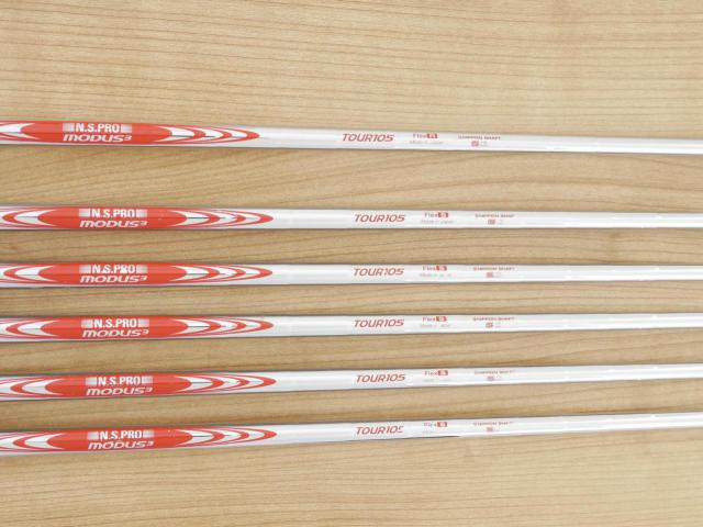 Iron set : Bridgestone : ชุดเหล็ก Bridgestone Tour B JGR HF3 Forged (ปี 2020 ตีไกลมากๆ) มีเหล็ก 5-Pw (6 ชิ้น) ก้านเหล็ก NS Pro MODUS 105