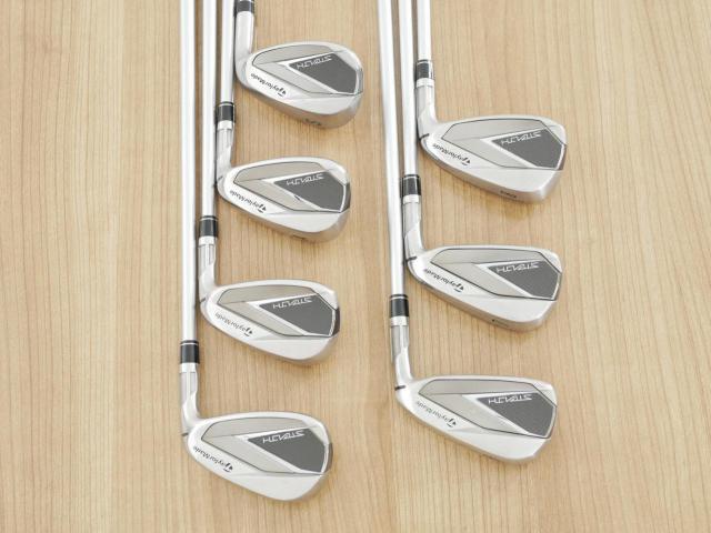 Iron set : Taylormade : ชุดเหล็ก Taylormade Stealth (ออกปี 2022 Japan Spec.) มีเหล็ก 6-Pw,Aw,Sw (7 ชิ้น) ก้านกราไฟต์ Fujikura MCI 70 Flex R