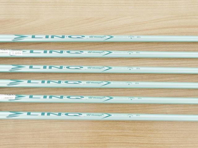 Lady club : All : ชุดเหล็ก Callaway ELYTE Max Fast (ออกปี 2025 ตีง่ายมาก ไกล Japan Spec.) มีเหล็ก 7-Pw,Aw,Sw (6 ชิ้น) ก้านกราไฟต์ UST Mamiya LINQ 40 Flex A (Lady)