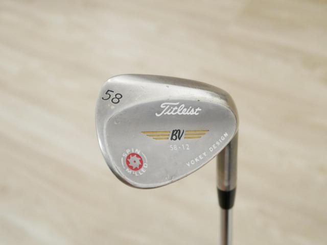 Wedge : Other : Wedge Titleist Vokey Design SPIN MILLED Loft 58 ก้านเหล็ก 