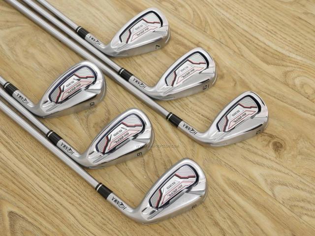 Iron set : Honma : ชุดเหล็ก Honma Bezeal 535 (ปี 2019 รุ่นนี้ใบใหญ่ที่สุดของ Honma) มีเหล็ก 5-10 (6 ชิ้น) ก้านกราไฟต์ Honma Vizard 48