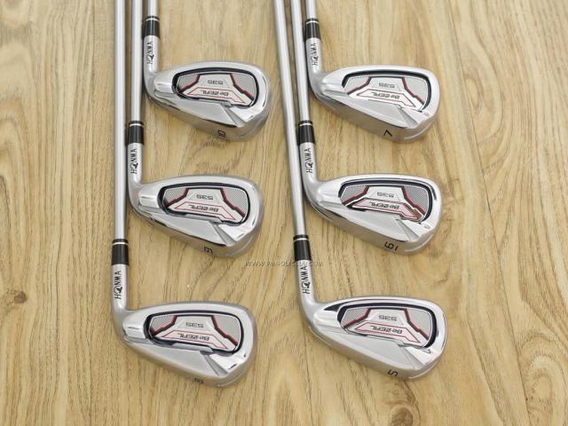 Iron set : Honma : ชุดเหล็ก Honma Bezeal 535 (ปี 2019 รุ่นนี้ใบใหญ่ที่สุดของ Honma) มีเหล็ก 5-10 (6 ชิ้น) ก้านกราไฟต์ Honma Vizard 48