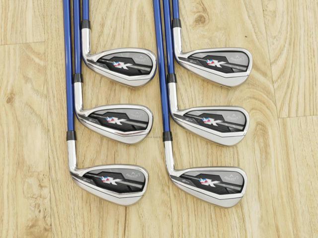 Iron set : Callaway : ชุดเหล็ก Callaway XR (ใบใหญ่ ตีง่ายมาก) มีเหล็ก 5-Pw (6 ชิ้น) ก้านกราไฟต์ Flex R