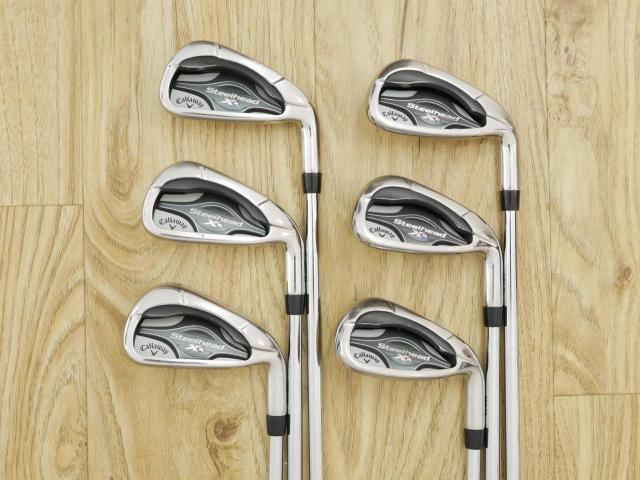 Iron set : Callaway : ชุดเหล็ก Callaway Steelhead XR (ปี 2017 ง่าย ไกล) มีเหล็ก 5-Pw (6 ชิ้น) ก้านเหล็ก NS Pro 950 Flex S