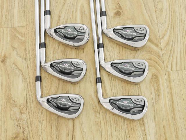 Iron set : Callaway : ชุดเหล็ก Callaway Steelhead XR (ปี 2017 ง่าย ไกล) มีเหล็ก 5-Pw (6 ชิ้น) ก้านเหล็ก NS Pro 950 Flex S