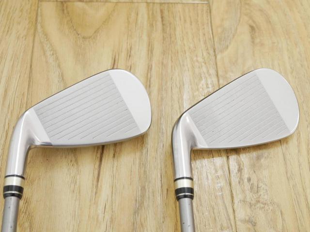Iron set : PRGR : ชุดเหล็กกระเทย PRGR Egg PC (รุ่นปี 2019 ตีง่ายและไกลมากๆ โกงสุดๆ) มีเหล็ก 7-Pw,Aw (5 ชิ้น) ก้านกราไฟต์ M-40 Flex SR