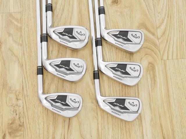 Iron set : Callaway : ชุดเหล็ก Callaway APEX Forged (ออกปี 2019) มีเหล็ก 5-Pw (6 ชิ้น) ก้านเหล็ก NS Pro 850 Flex R