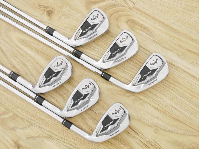 Iron set : Callaway : ชุดเหล็ก Callaway APEX Forged (ออกปี 2019) มีเหล็ก 5-Pw (6 ชิ้น) ก้านเหล็ก NS Pro 850 Flex R