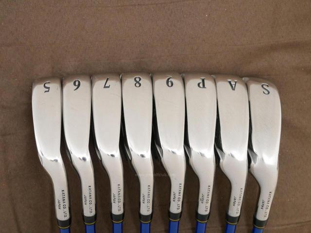 Iron set : Katana : ชุดเหล็ก Katana Snipe Wood SX-7 มีเหล็ก 5-Pw,Aw,Sw (8 ชิ้น) ก้านกราไฟต์ Fujikura Motore KT5.1 Flex R