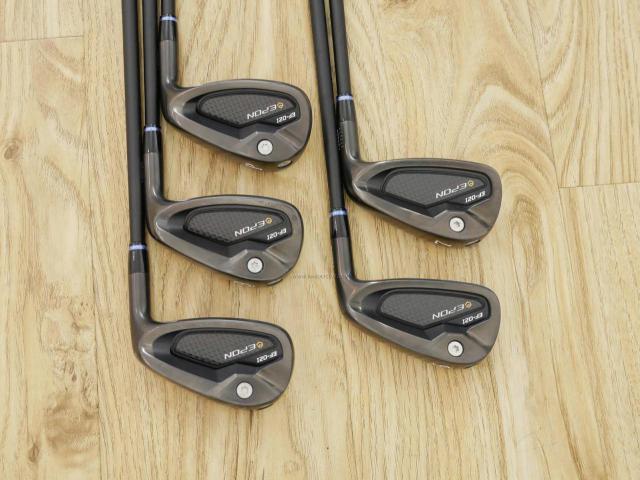 Iron set : Epon : ชุดเหล็ก EPON EF-02I Forged (ออกปี 2022 ใบใหญ่ ตีง่าย ไกล) มีเหล็ก 6-Pw (5 ชิ้น) ก้านกราไฟต์ Fujikura TRAVIL 85 Flex R