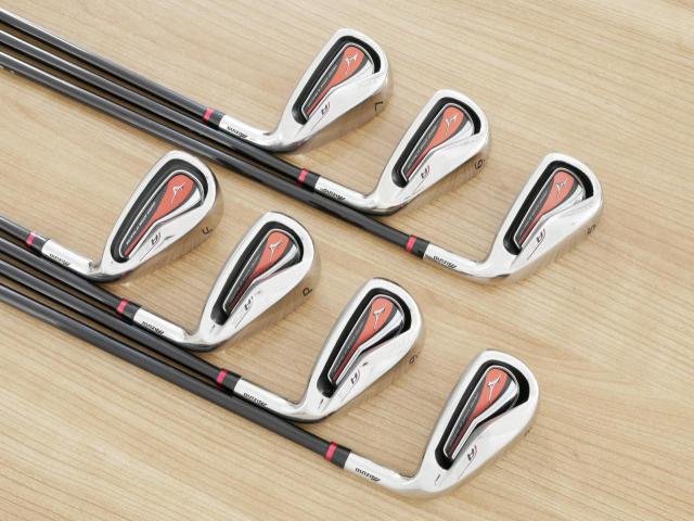 Iron set : Mizuno : ชุดเหล็ก Mizuno JPX A25 (ตีง่าย ไกล) มีเหล็ก 5-Pw,Aw (7 ชิ้น) ก้านกราไฟต์ Flex SR