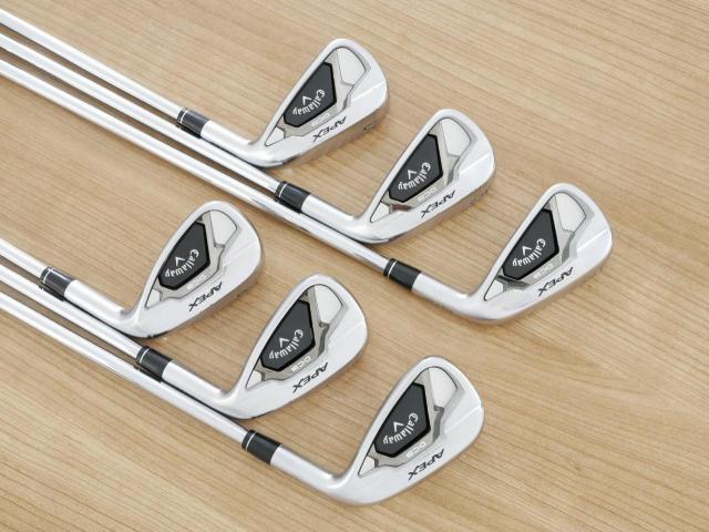 Iron set : Callaway : ชุดเหล็ก Callaway APEX DCB Forged (ปี 2022) มีเหล็ก 5-Pw (6 ชิ้น) ก้านเหล็ก NS Pro ZELOS 7 Flex S