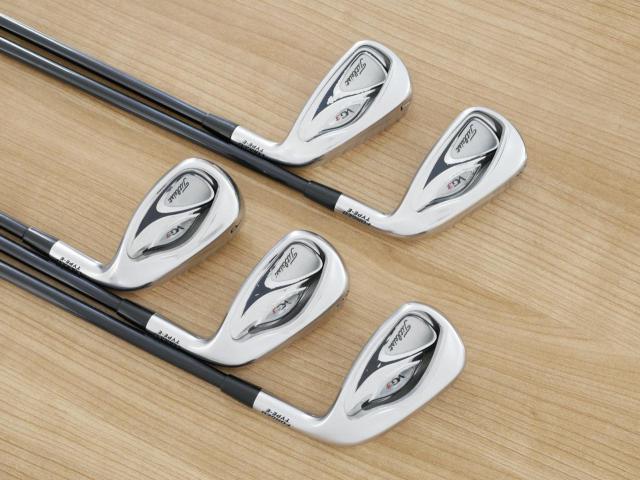 Iron set : Titleist : ชุดเหล็ก Titleist VG3 Type E Forged (Japan Spec. ปี 2015) มีเหล็ก 6-Pw (5 ชิ้น) ก้านกราไฟต์ Mitsubishi Rayon VG i60 Flex S