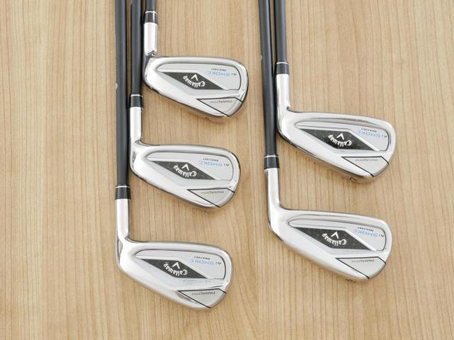 Iron set : Callaway : ชุดเหล็ก Callaway Paradym Ai Smoke Max Fast (ออกปี 2024 ตีง่ายมาก ไกล Japan Spec.) มีเหล็ก 6-Pw (5 ชิ้น) ก้านกราไฟต์ Mitsubishi VANQUISH 5 Flex R