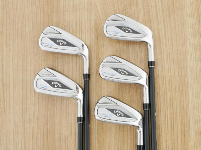 Iron set : Callaway : ชุดเหล็ก Callaway Paradym Ai Smoke Max Fast (ออกปี 2024 ตีง่ายมาก ไกล Japan Spec.) มีเหล็ก 6-Pw (5 ชิ้น) ก้านกราไฟต์ Mitsubishi VANQUISH 5 Flex R