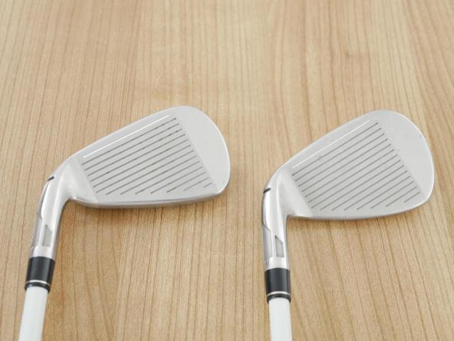 Lady club : All : ชุดเหล็ก Taylormade SIM 2 MAX OS (ออกปี 2021 Japan Spec.) มีเหล็ก 6-Pw,Sw (6 ชิ้น) ก้านกราไฟต์ Mitsubishi TENSEI TM40 Flex L