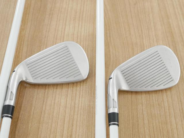 Lady club : All : ชุดเหล็ก Taylormade SIM 2 MAX OS (ออกปี 2021 Japan Spec.) มีเหล็ก 6-Pw,Sw (6 ชิ้น) ก้านกราไฟต์ Mitsubishi TENSEI TM40 Flex L