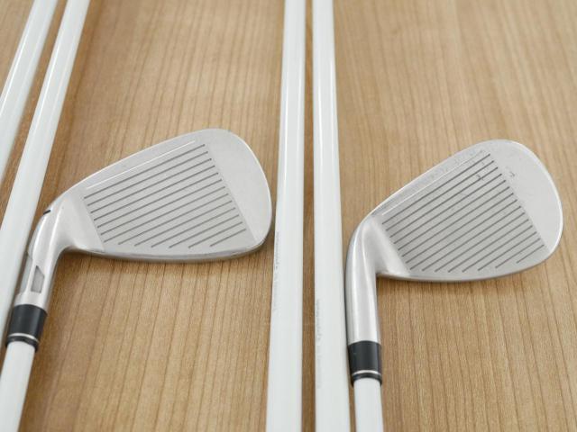 Lady club : All : ชุดเหล็ก Taylormade SIM 2 MAX OS (ออกปี 2021 Japan Spec.) มีเหล็ก 6-Pw,Sw (6 ชิ้น) ก้านกราไฟต์ Mitsubishi TENSEI TM40 Flex L