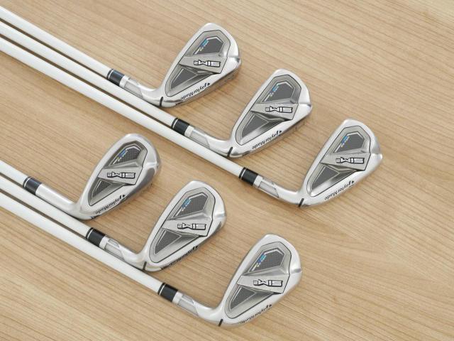 Lady club : All : ชุดเหล็ก Taylormade SIM 2 MAX OS (ออกปี 2021 Japan Spec.) มีเหล็ก 6-Pw,Sw (6 ชิ้น) ก้านกราไฟต์ Mitsubishi TENSEI TM40 Flex L