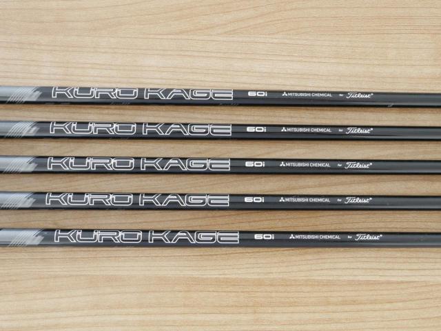 Iron set : Titleist : ชุดเหล็ก Titleist T300 (ออกปี 2019) มีเหล็ก 6-Pw (5 ชิ้น) ก้านกราไฟต์ Mitsubishi KUROKAGE 60i Flex R