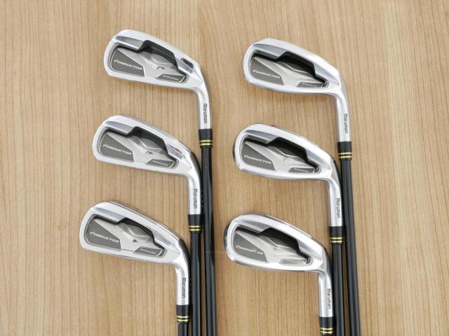 Iron set : Maruman : ชุดเหล็ก Maruman Conductor LX (ตีง่าย ไกล หน้า Maraging) มีเหล็ก 5-Pw (6 ชิ้น) ก้านกราไฟต์ Flex R