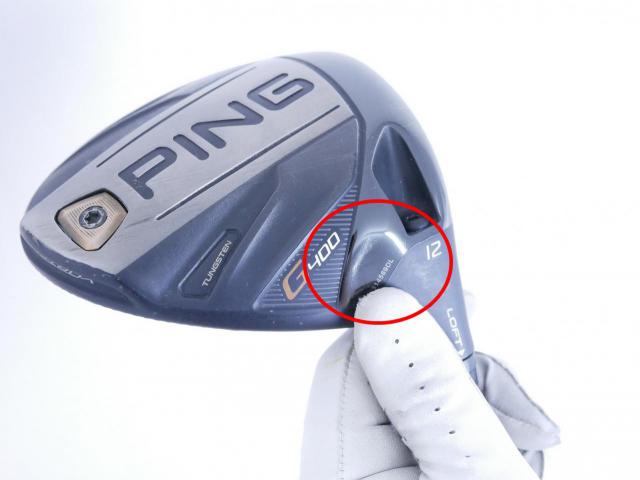 Driver : PING : **มีบุบ ก้านสั้น**ไดรเวอร์ Ping G400 SFT (Japan Spec) Loft 12 ก้าน Fujikura Speeder 474 Evolution III Flex R