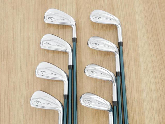 Iron set : Callaway : ชุดเหล็ก Callaway ELYTE (ออกปี 2025 ตีง่ายมาก ไกล Japan Spec.) มีเหล็ก 6-Pw,Aw,Gw,Sw (8 ชิ้น) ก้านกราไฟต์ Fujikura VENTUS 5 Flex R