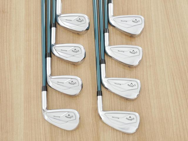 Iron set : Callaway : ชุดเหล็ก Callaway ELYTE (ออกปี 2025 ตีง่ายมาก ไกล Japan Spec.) มีเหล็ก 6-Pw,Aw,Gw,Sw (8 ชิ้น) ก้านกราไฟต์ Fujikura VENTUS 5 Flex R
