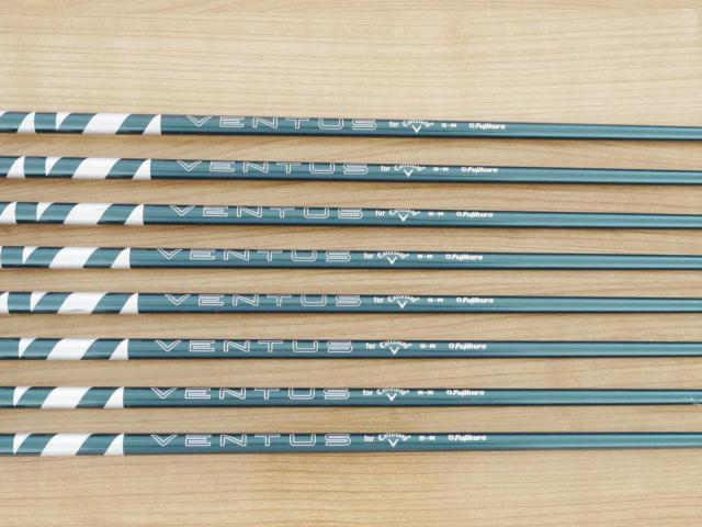 Iron set : Callaway : ชุดเหล็ก Callaway ELYTE (ออกปี 2025 ตีง่ายมาก ไกล Japan Spec.) มีเหล็ก 6-Pw,Aw,Gw,Sw (8 ชิ้น) ก้านกราไฟต์ Fujikura VENTUS 5 Flex R